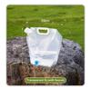 5/10L Foldable Camping Storage Water Bottle Collapsible Bag Carrier Container