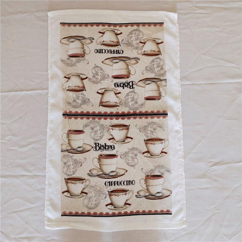 1 шт. Рождественская серия Печатное хлопковое кухонное полотенце Кухонное полотенце Инструмент для уборки Декор для рождественской вечеринки Подарок