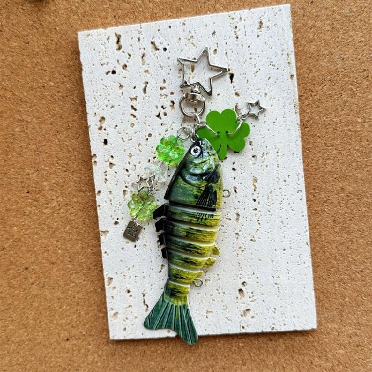 Забавный брелок в виде рыбки, модный акцент из смолы, прочное покрытие, отлично подходит для персонализации вещей, продуманный подарок