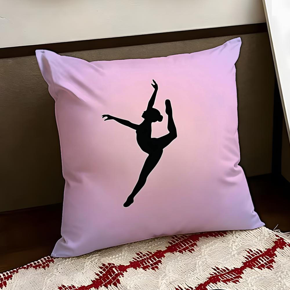 Stepping dance steps Cushion Cover Reversible Soft Durable Pillow Cover Home Car MultiScene Use for Daily Comfort