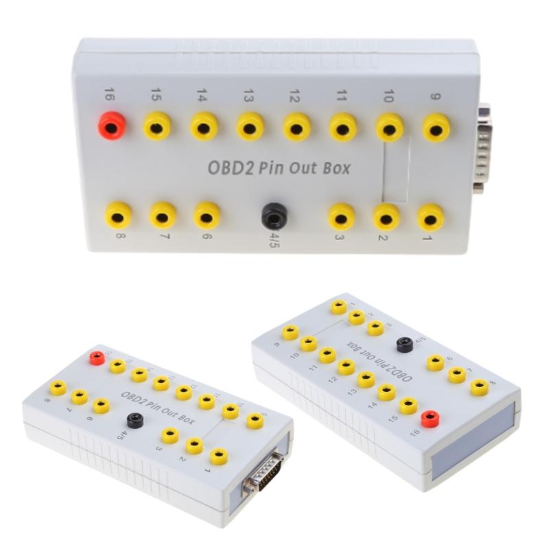 Автомобильный детектор протоколов OBD2, тестовая коробка для диагностики OBD CAN