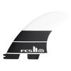 Test FINS II DH PC Medium Black/White TRI FCS