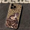 Чехол для телефона с кружевом и леопардовым принтом для Samsung S26 S25 S24 S23 S22 S21 S20 FE Note20 Note10 Plus Ultra Lite Edge 5G Прозрачный
