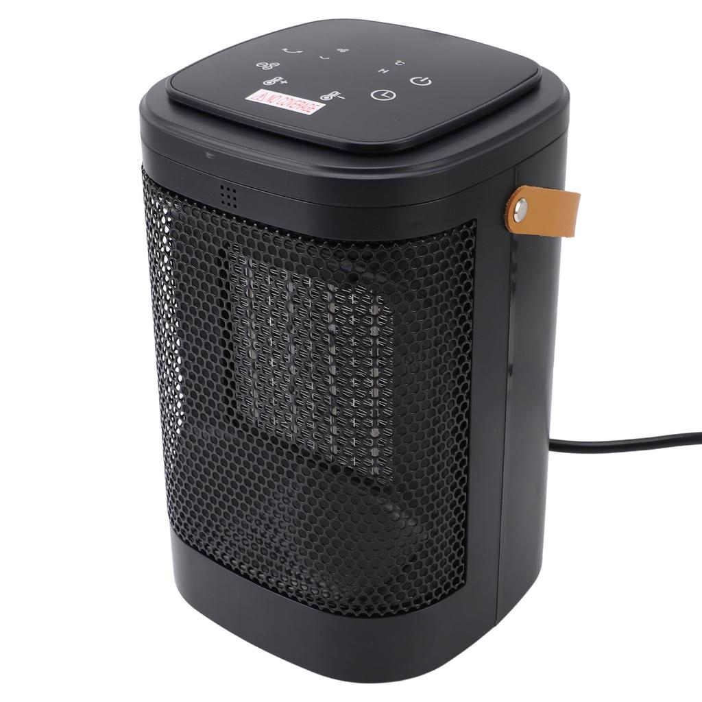 Настольный обогреватель 1500 Вт 5 с Быстрый нагрев 70° Осциллирующий 1-12-часовой таймер Дистанционное управление Предотвращение опрокидывания Спа