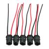 10Pcs T10 W5W 147 LED Car Wedge Light Bulb Socket Connector Holder Extension LED Lamp Bulb Base Holder Replacement Car Parts