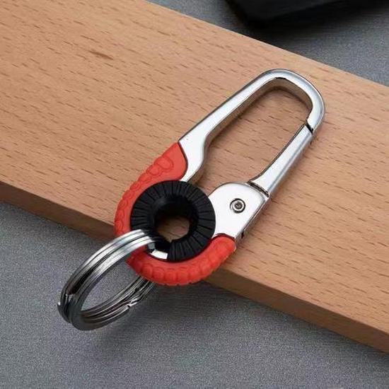 Oumeida 3755 Креативный автомобильный брелок: Брелок для ключей из нержавеющей стали с подвеской на талию