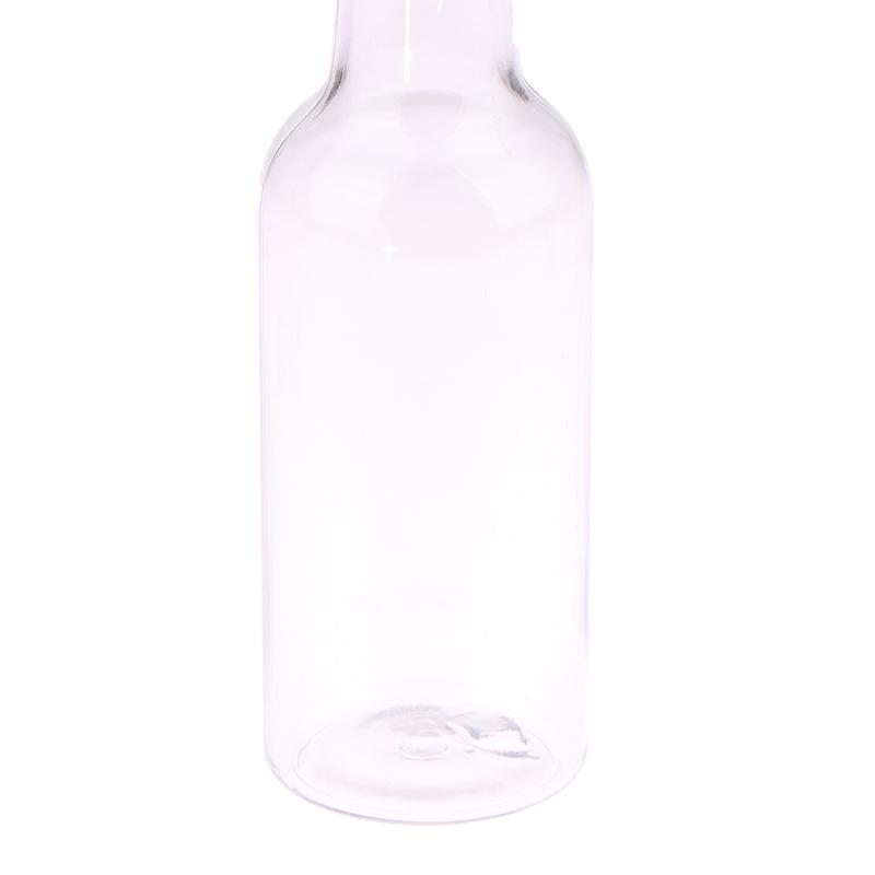 6 шт. 50 мл мини прозрачные ПЭТ многоразовые бутылки вина маленькие бутылки для вечеринок свадьбы бутылки для ликера с герметичной винтовой крышкой