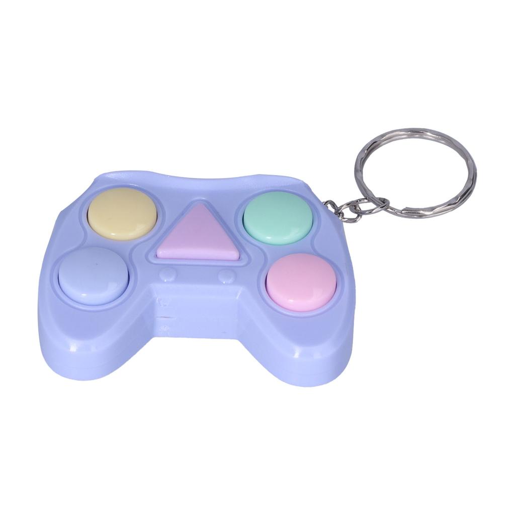 Mini Game Machine Keychain Portable Game Console Stress Relief Keychain for Kids Children