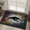 Penrith Panthers Design Crystal Velvet Carpet Cozy Non?Slip Printed Rug For Bedroom Living Room Entrance