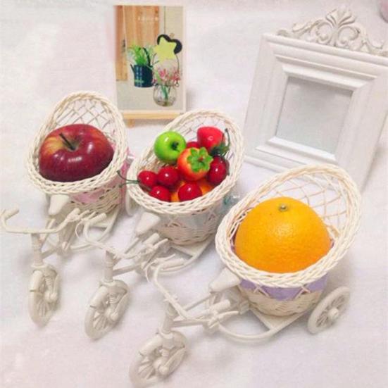 Цветочная корзина в виде велосипеда