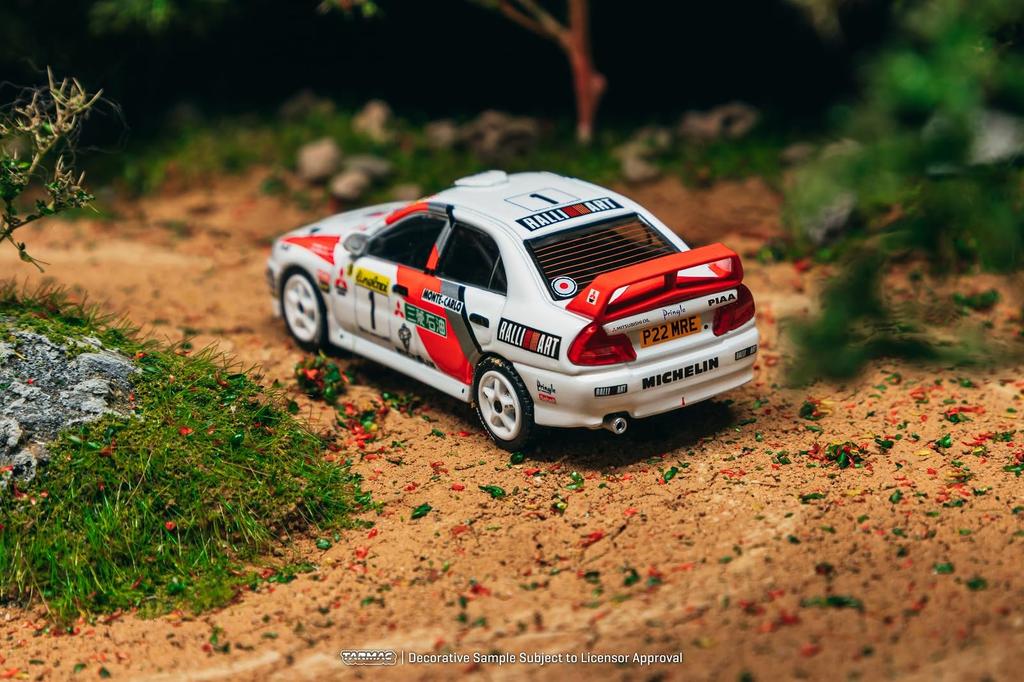 Speedmaster Japan TARMACWORKS Mitsubishi Lancer Evolution IV Rallye 1997 Tommi Harjanne Готовая модель 1/64 Монте-Карло Makinen/Seppo T64G-076-97MCR01