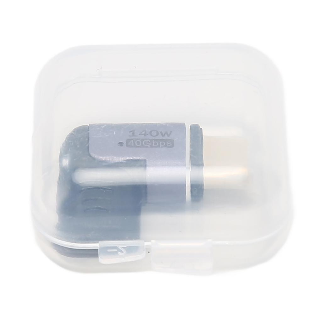 USB C Magnetic Adapter 140W 40Gbps Right Angle 8K 60Hz Supported 90 Degree Type C Adapter for