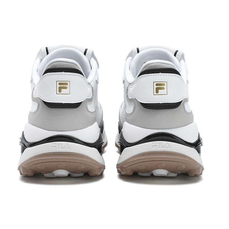 Fila KM2 Lux Удобная Модная Легкая Прочная Обувь Кэжуал с Низким Верхом Мужские Кроссовки Белый Серый F12M513115FWD