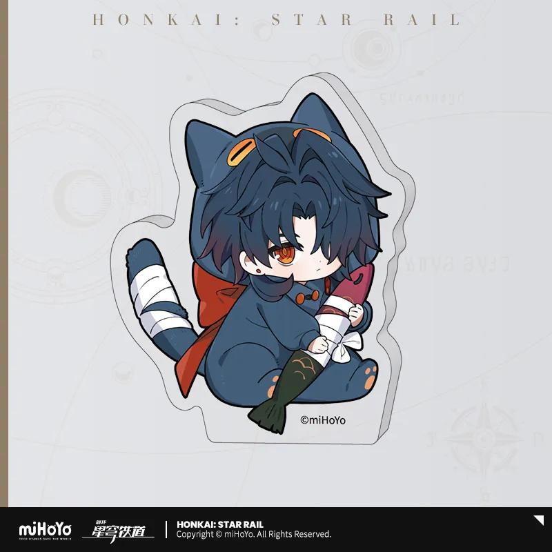 Sunsyea Honkai Star Rail Официальный мерч miHoYo Оригинальный Аутентичный Серия NSSS Q-версия Акриловый стенд Значок Брелок