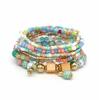 Bohemian Multilayer Turquoise Beaded Bracelet - European & American Travel Jewelry
