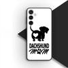 Cover for Samsung Galaxy S24 S25 S23 FE Ultra Plus S7 Edge S25+ S23+ A56 5G Casing Silicone Phone Case Wallpaper Dachshund Dog