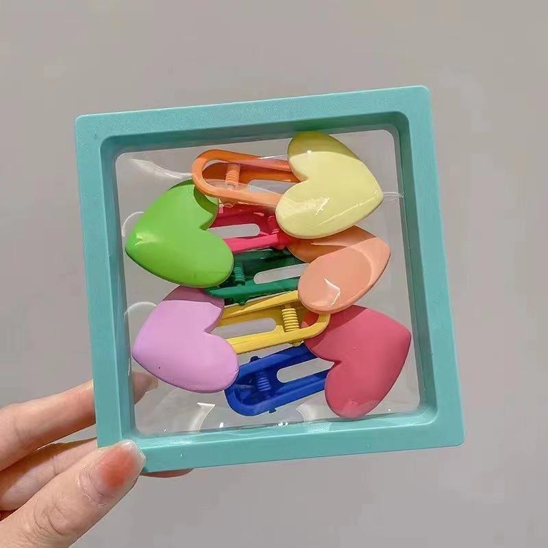 Набор красочных мультяшных заколок для волос для девочек - Милые заколки в виде уточки и боковые заколки для челок маленьких девочек