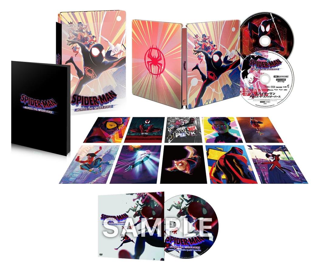 Across the Premium Steelbook Edition 4K ULTRA HD Set Original Special Bonus ULTRA HD Spider-Man Spider-Verse & Blu-ray (Limited Edition) (Includes