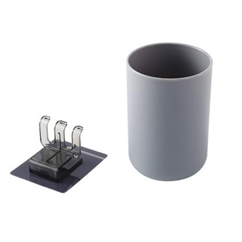 Креативный держатель для зубных щеток Простой стакан для воды Держатель для хранения зубных щеток Настенный Стойка для чашек для полоскания рта для ванной