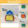 Stylish And Colorful Kindergarten Backpack Lightweight Cute Canvas School Bag For Kids