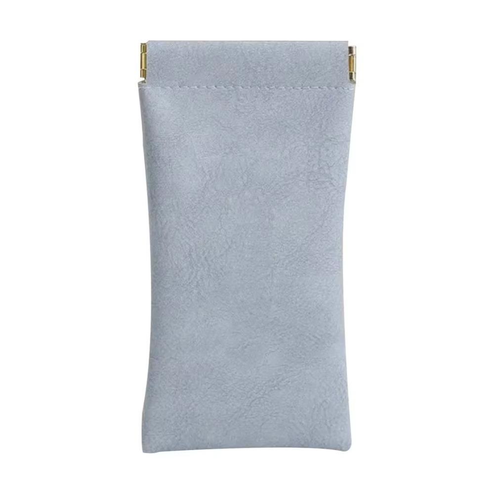 New Cortex Texture Glasses Storage Bag Shrapnel Mouth Automatic Closed Glasses Bag 18×9cm Glasses Case