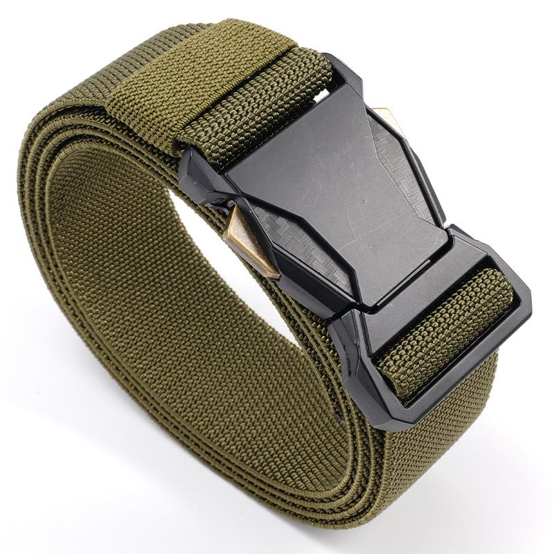 Мужской нейлоновый ремень пара пуговиц плетеный ремень уличный тактический военный тренировочный ремень мужской