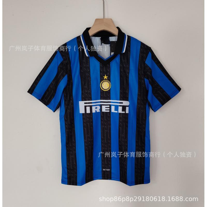 Vintage La Liga Santos, jersey Barcelona No. 10 Paris Portugal Inter Milan AC Brazil football jersey