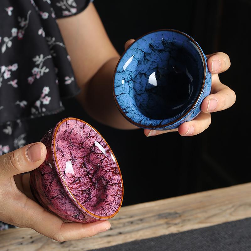 Керамическая чаша для чая кунг-фу, глазурованные чайные чашки, чашка Pu'er Master Cup 120 мл, кухонная утварь, домашний чайный сервиз, аксессуары