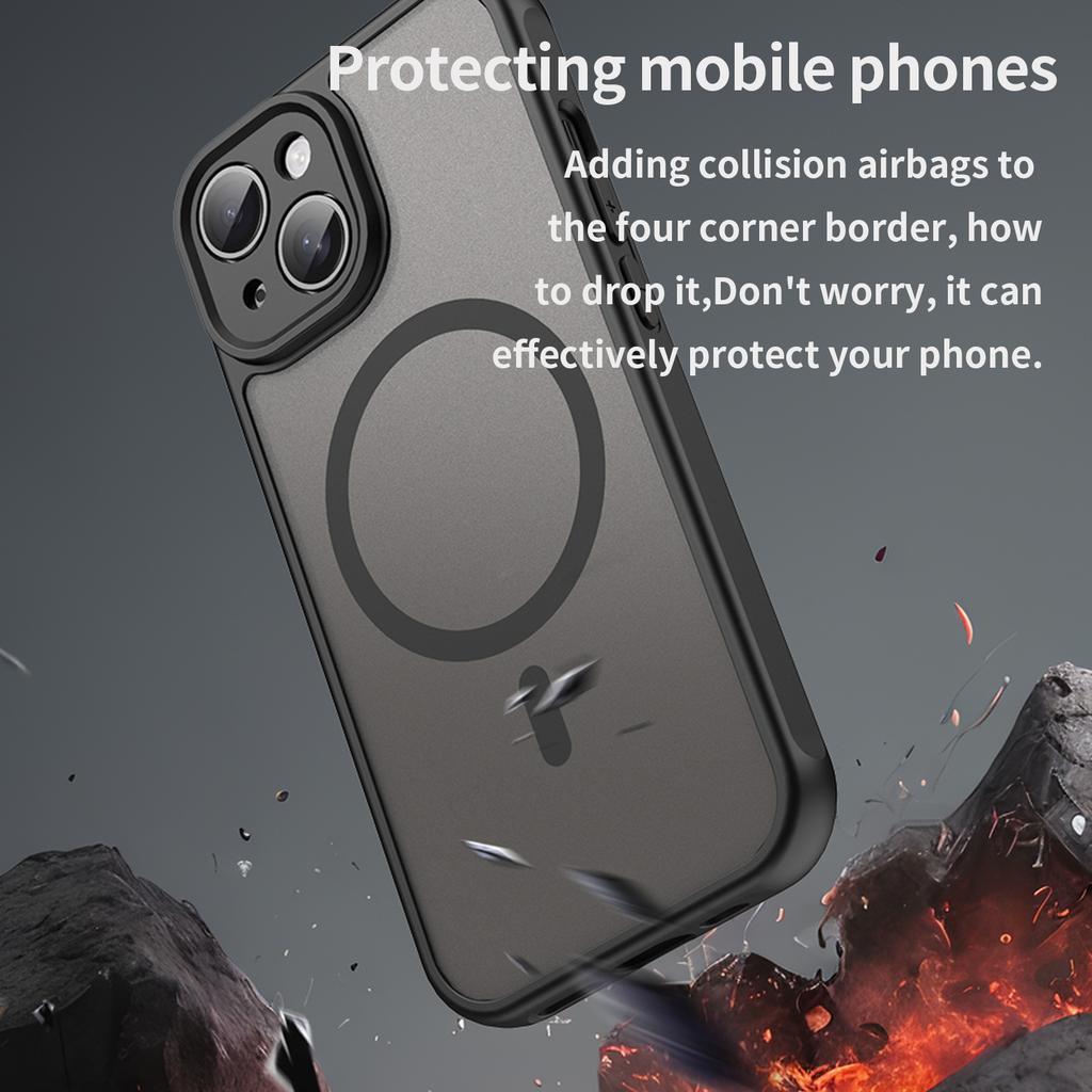 Чехол для iPhone 11 Magsafe, Магнитный противоударный чехол Magsafe, Гибридный чехол-бампер для iPhone 11