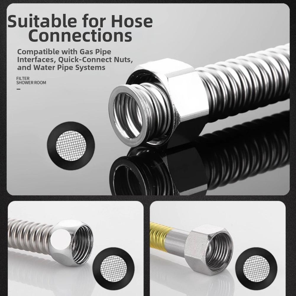 Сетчатый фильтр для воды из нержавеющей стали 304 для крана, совместимый с душевыми лейками, коррозионностойкий материал, конструкция для легкой установки