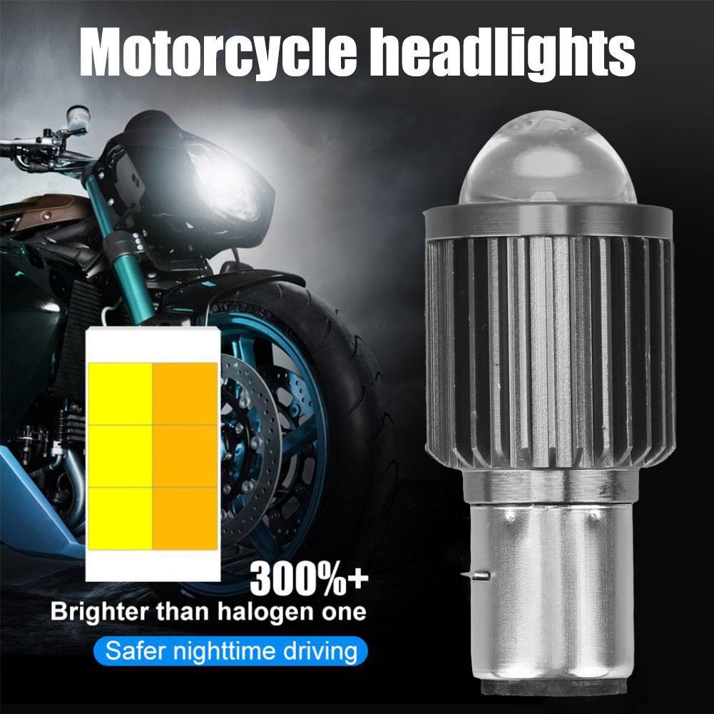 1PCS 10000LM H4 LED Motorcycle Headlight Bulbs White Accessories Yellow Scooter Motorbike Light G8M4