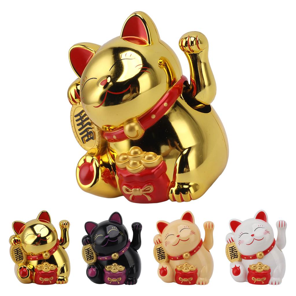 0,5 дюйма электрическая размахивающая рука Fortune Cat декоративные милые пластиковые украшения для кошек для кассового стола