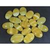 361Cts. Natural Yellow Lace Agate Oval Cabochon Loose Gemstone 18Pcs Lot C-235