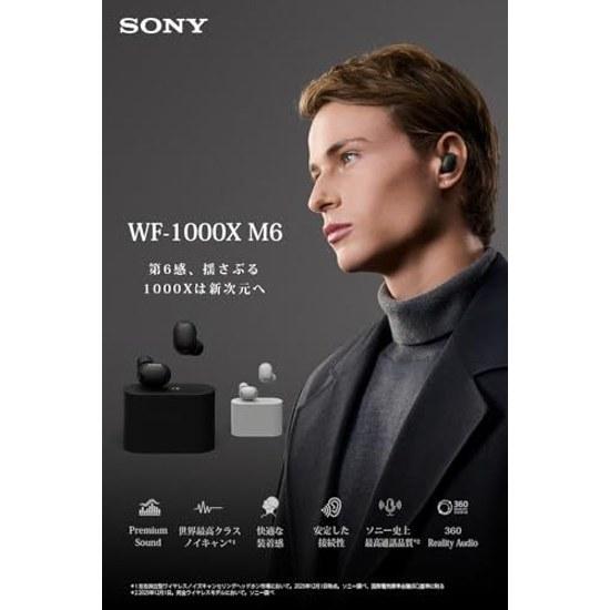 Sony WF-1000XM6 Black Wireless Earphones Bluetooth Hi-Res World-Class Noise Cancelling Ambient Sound Mode High-Performance Microphone Call Quality BZ
