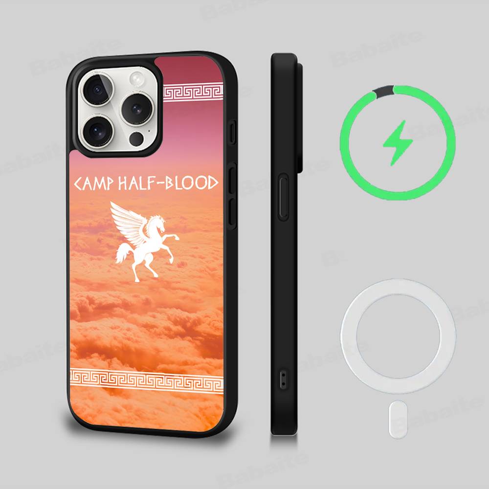 Camp Half-Blood Phone Case For IPhone 13 14 15 11 12 16 17 Pro Max Plus For Magsafe Magnetic Shell
