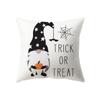 Alphabet Halloween Theme Throw Pillow Cover Devil Pumpkin Throw Pillow Cover Sofa Chair Bed Cushion Cover Home Decor