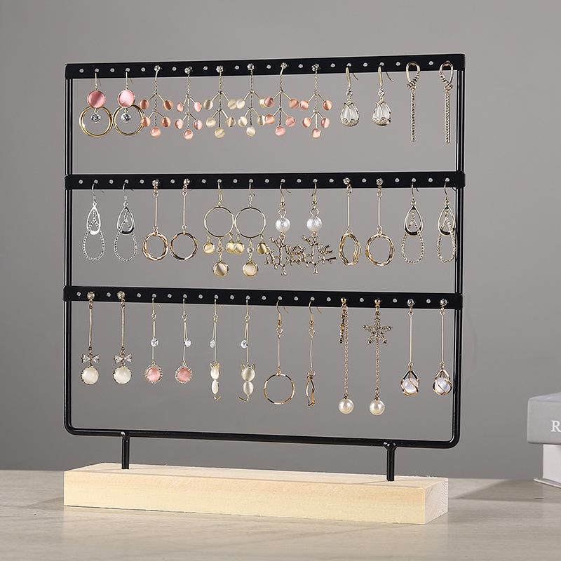 Counter Showcase Props Elegant Jewelry Storage Rack Bracelet Pendant Stand Convenient Earrings Display Stand For Gift For