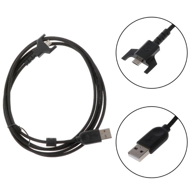 Зарядный кабель, совместимый с G403 G703 G903 G900 G533 G633 G933, USB-зарядное устройство, черный, аксессуар для зарядки игровой мыши, прочный