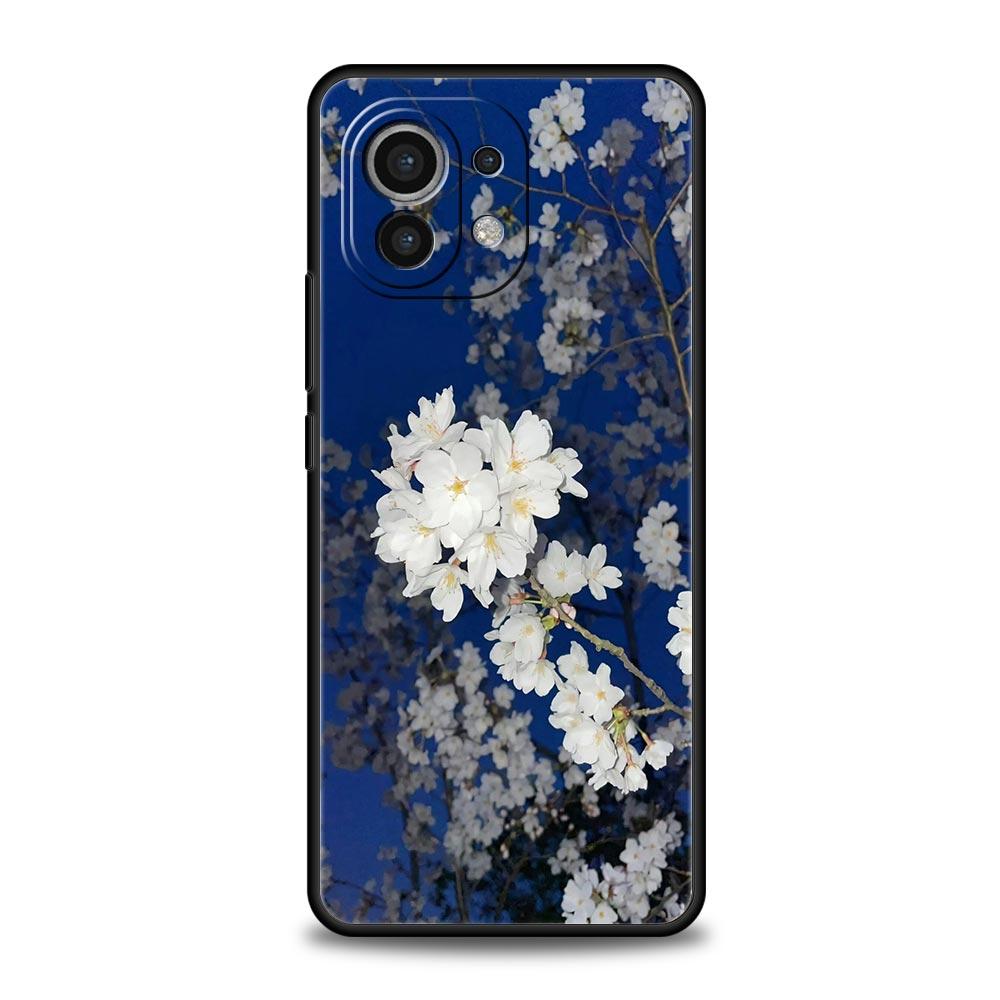 Цветочное море Розовая вишня Чехол для телефона для Xiaomi Mi 17 15T 15 14 14T 13T 12T Pro 12 13 Lite 5G 11T Poco X6 X7 X5 Pro Мягкая крышка