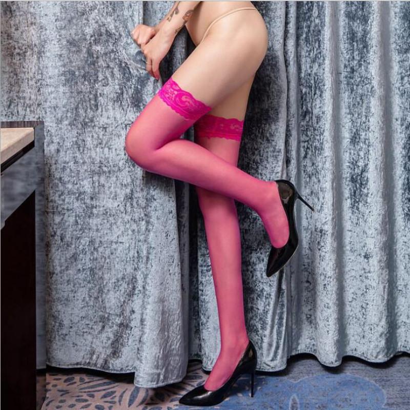 1 пара чулок до бедра, женские летние гольфы, сексуальные чулочно-носочные изделия для девочек, нейлоновые кружевные стильные чулки
