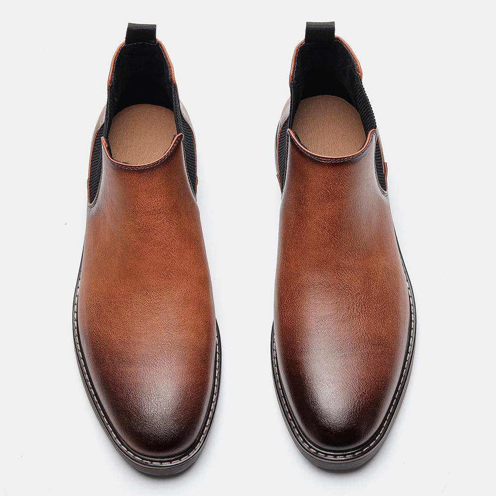 Мужские ботинки 40-46, брендовые удобные модные ботинки челси 2024 года #KD5323