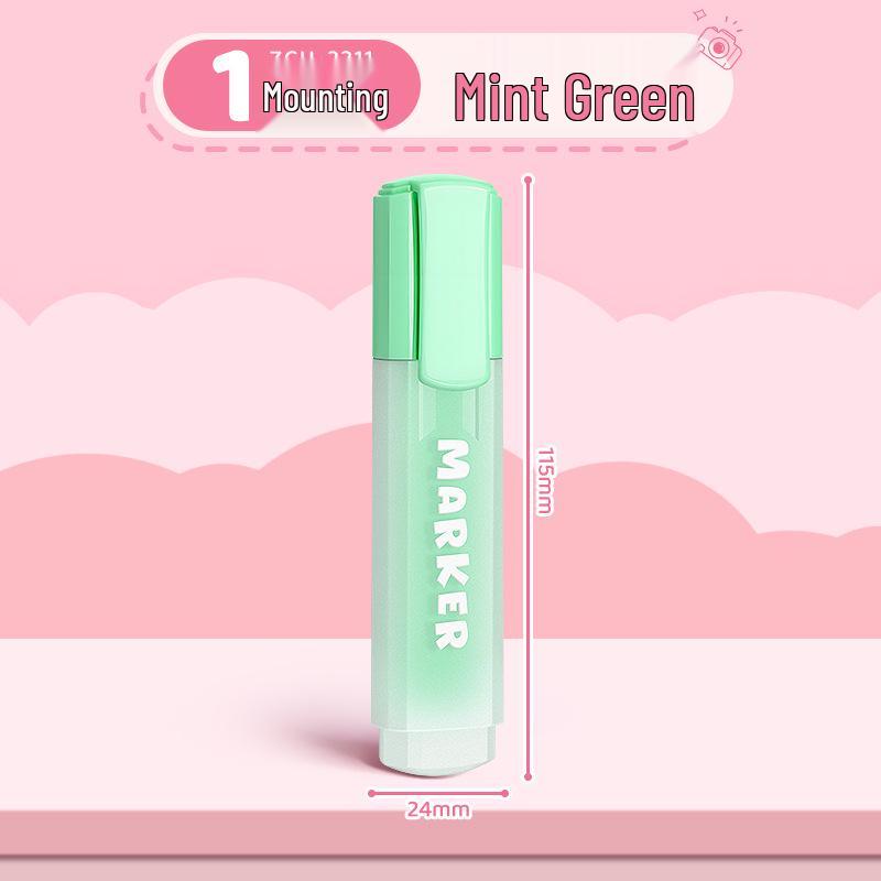 True Color Fluorescent Highlighter Pen for Students - Ideal for Primary and Junior High School Hand-Copying Tasks