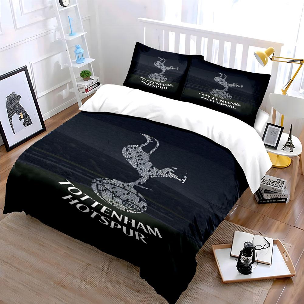 Cockerel, ball, "Tottenham Hotspur". Bedding sets Duvet cover sets Duvet covers Pillowcases(1 * Duvet Cover 2 * Pillowcases without duvet insert)