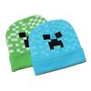 Новая мультяшная квадратная жаккардовая вязаная шапка Minecraft, осенне-зимняя теплая шерстяная шапка для улицы, шапка-дуду от холода