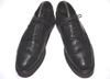 USA Pre 80s Vintage NYLON Heel Grain Leather Long Wingtip 9.5D 27.0-27.5 Black American Brogue Dress Shoes(USED)