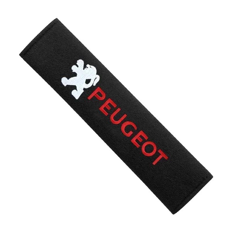 2026 Hot Car Sticker Car Seat Belt Cotton Safety Belt Shoulder Protector Cover Car Accessories For Peugeot 508 2008 5008 206 307