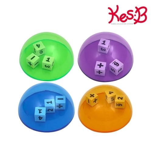 KoreShop CasB 2588 Прочный Набор Игральных Кубиков для Детей с Цифрами 4 Типа