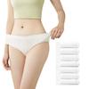VVZ Disposable Panties, 7-Pack, 100% Cotton, Women's, Disposable Underwear, Ideal for Hospitalization, Disaster Preparedness, and Overseas Travel, Con