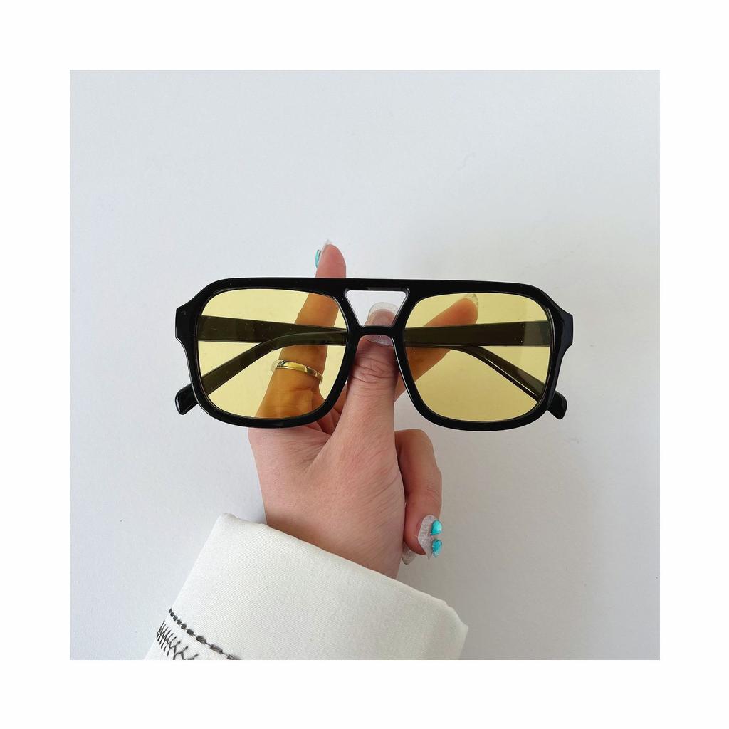 New Large Frame Square Sunglasses gentlemen's Pilot Fashion Sun Glasses gentlemen  Designer Vintage Eyewear UV400 Oculos De Sol