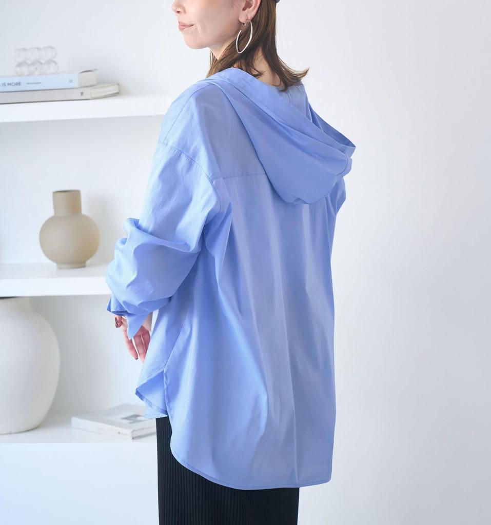 ROPE PICNIC Shirt Hoodie Sax F (48)